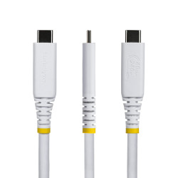 Cable USB4 1M Usb-c - 40GBPS Certificado Usb-if - Blanco | APLIUM