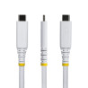 Cable USB4 1M Usb-c - 40GBPS Certificado Usb-if - Blanco | APLIUM
