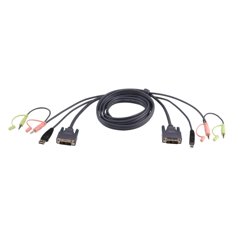 CABLE USB CONMUTADOR KVM DVI -