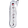Power strip 6 outlets 3m White
