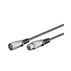 CABLE XLR 3 PINES MACHO-HEMBRA