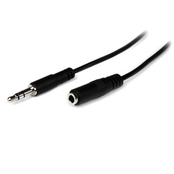 2m Slim 3.5mm Stereo Extension Cable M/F