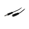 2m Slim 3.5mm Stereo Extension Cable M/F