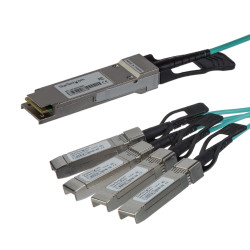 QSFP+Breakout DAC QSFP-4X10G-AOC10M 15m