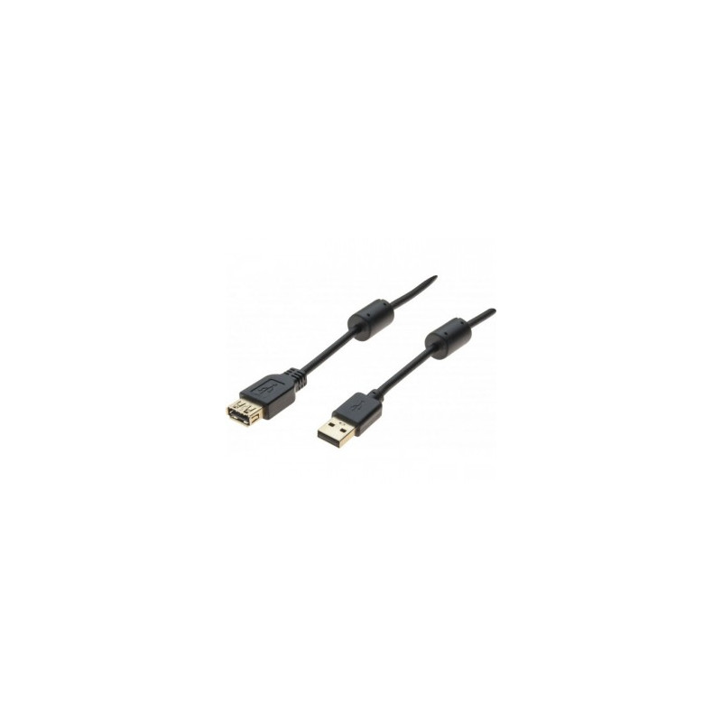 CABLE USB 2.0 CON FERRITAS TIP