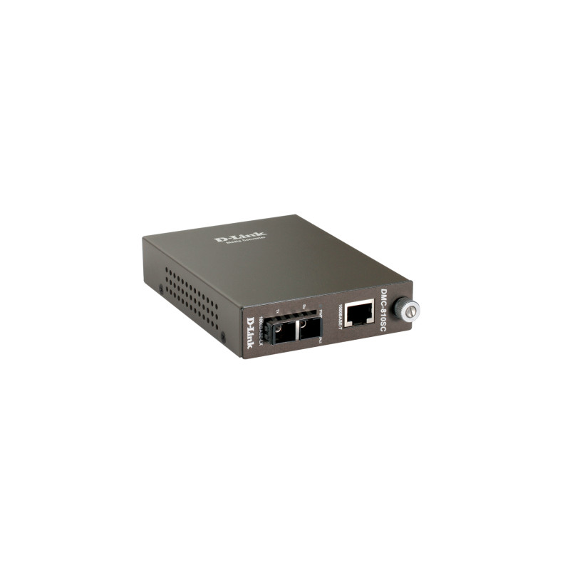 D-Link DMC 810SC - Conversor de soportes de fibra - 1GbE - 1000Base-LX