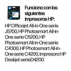 HP 350 - 4.5 ml - negro - original - cartucho de tinta - para Deskjet