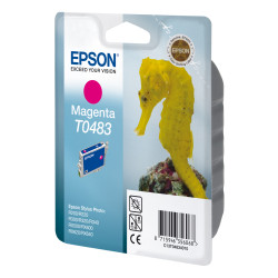 Epson T0483 - 13 ml - magenta - original - blíster con alarmas de RF/a