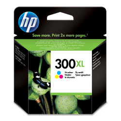 HP 300XL - 11 ml - Alto rendimiento - color (cian, magenta, amarillo)