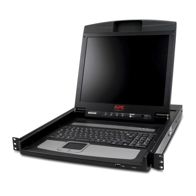 APC LCD Console - Consola KVM - 17" - montaje en bastidor - | APLIUM