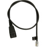 Qd Cord Straight RJ11 Plug . | APLIUM