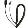 Cable W/ Qd To RJ10 Plug Spiral Callmaster V Vi 0.5-2M/PLX A | APLIUM