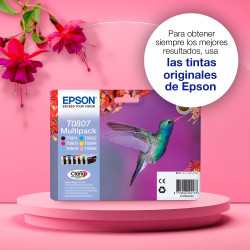 Epson T0803 - 7.4 ml - magenta - original - blíster - cartucho de tint