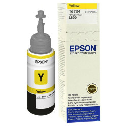 Epson T6734 - 70 ml - amarillo - original - recarga de tinta - para Ep