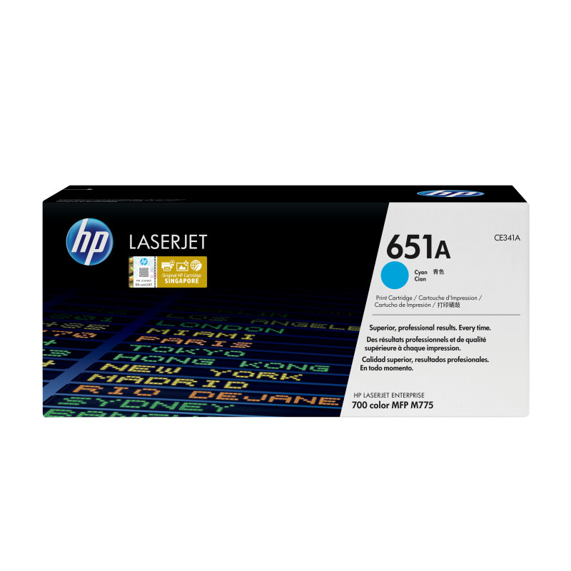 HP INC CE341A - Toner Cartridge 651A Cyan . | APLIUM