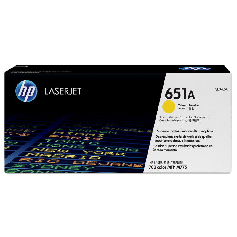 HP INC CE342A - Toner Cartridge 651A Yellow . | APLIUM