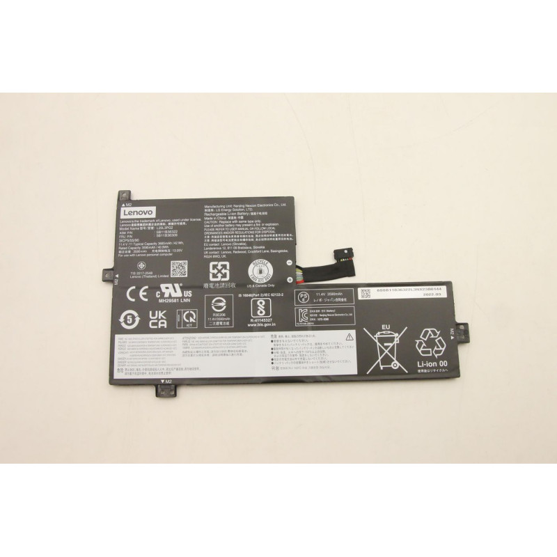 3-cell 11.4V battery for