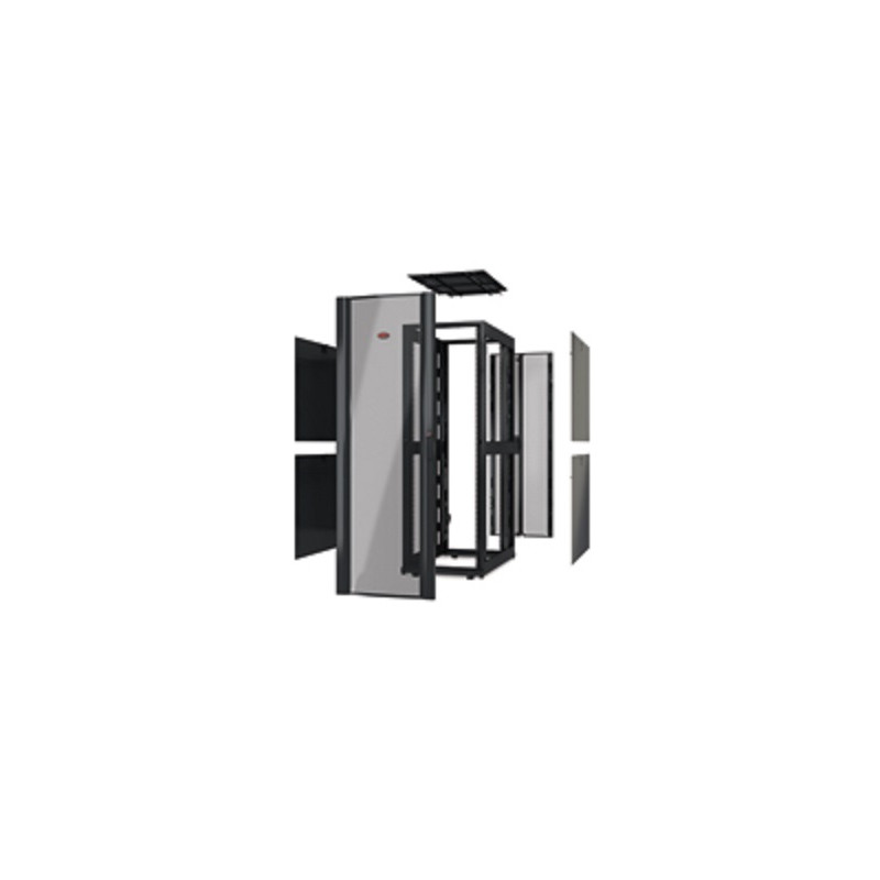 APC NetShelter SX Deep Enclosure Without Doors - Rack - negr | APLIUM