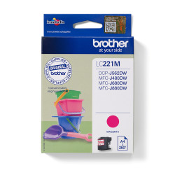 Brother LC221M - Magenta - original - cartucho de tinta - para Brother