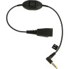 Link Mobile Qd To 3.5 Mm W.PTT Supervisor Cord | APLIUM