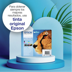 Epson T0712 - 5.5 ml - cián - original - cartucho de tinta - para Styl