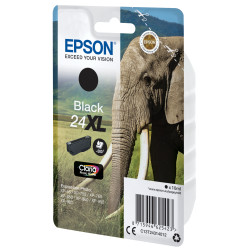 Epson 24XL - 10 ml - XL - negro - original - blíster con alarma de RF