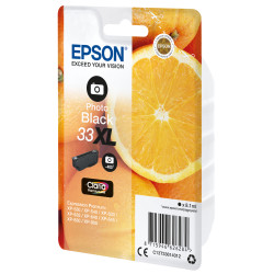 Epson 33XL - 8.1 ml - XL - Photo Negro - original - blíster con alarma