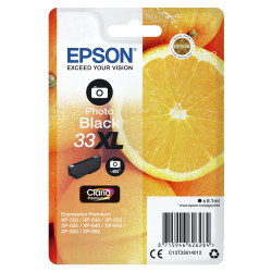 Epson 33XL - 8.1 ml - XL - Photo Negro - original - blíster con alarma