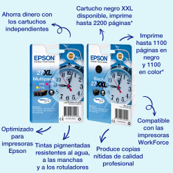 Epson 27XL - 10.4 ml - XL - magenta - original - blíster con alarma de
