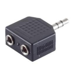 Adapter 3.5mm - 2x3.5mm M-F