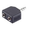 Adapter 3.5mm - 2x3.5mm M-F