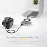 StarTech Capturadora de Vídeo USB 3.0 a HDMI, DVI, VGA y Vídeo por Com