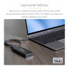 Adaptador SSD M.2 A USB 3.1 C Con Carcasa Conversor Ngff | APLIUM