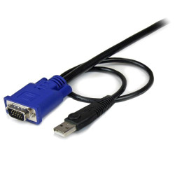 6 ft 2-in-1 Ultra Thin USB KVM Cable