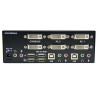 Switch Conmutador Kvm DVI De 2 Puertos Doblemonitoraudiohub | APLIUM