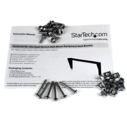 Abrazadera Bracket Vertical De Pared Para Rack 4U 19 Pulgada | APLIUM