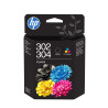 302/304 Tri-Color/Black Ink
