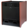 12U Office Server Cabinet w/Wood Finish