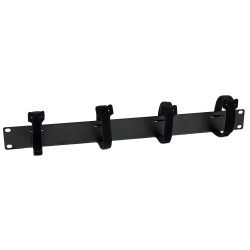 1U Rack Cable Management Panel with Ties