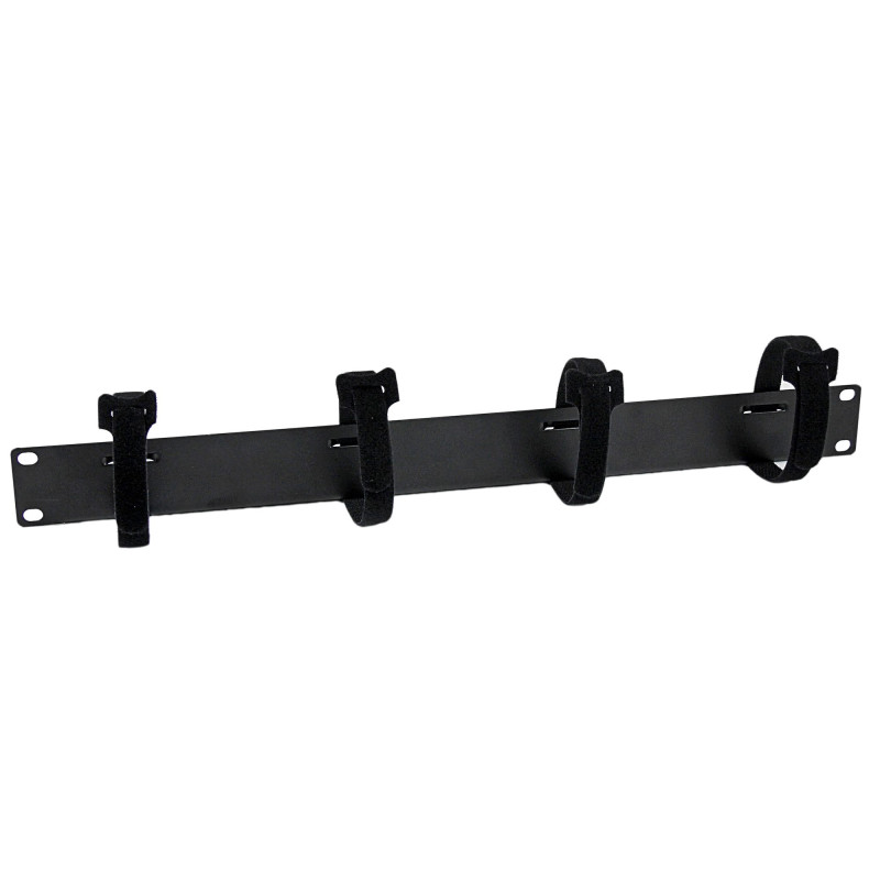 1U Rack Cable Management Panel with Ties