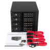 Rack Movil Backplane 4 Bahias Hot Swap De 3.5 Sas Sata | APLIUM