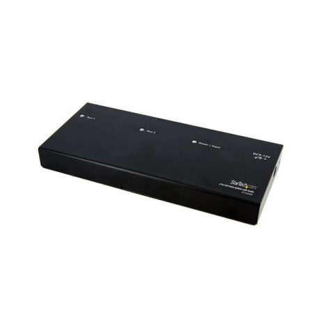 StarTech.com Duplicador Divisor de Vídeo DVI y Audio 2 Puertos - Cable