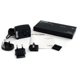 StarTech.com Duplicador Divisor de Vídeo DVI y Audio 2 Puertos - Cable