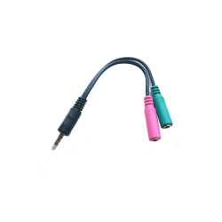 Adapter 3.5mm - 2x3.5mm M-F