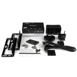 Startech Switch Conversor 2x1 VGA + HDMI a HDMI con Conmutado Priorita