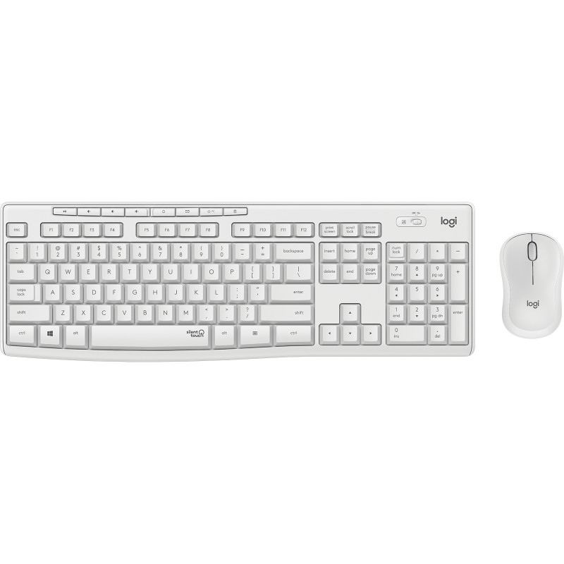 MK295 Silent Wireless Combo OFF WHITE DE