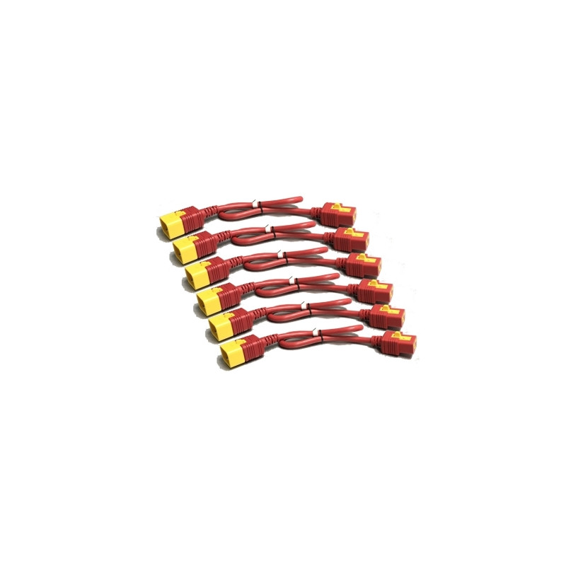 Power Cord Kit 6 ea C19 t C20 0.6m