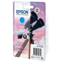 Epson 502 - 3.3 ml - cián - original - blíster - cartucho de tinta - p