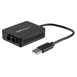 Startech Adaptador Conversor USB 2.0 a Fibra Óptica 100BaseF | APLIUM