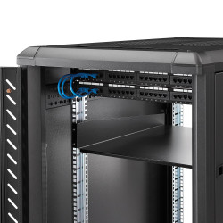 Estante De Profundidad Fija 2U 22 Pulgadas Rack 22KG Capacid | APLIUM